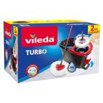 Evidea | Vileda Turbo Temizlik Seti - Antrasit / Kırmızı