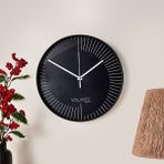 Evidea | Volante Effect Modern Duvar Saati - Siyah - 30 cm