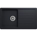 Evıer Granit Evye Base L Series Black - Siyah (86X50)