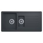 Evier Granit Evye Base Xl Series Antrasite - Antrasit (füme) (1.5 Göz) (100x50)