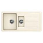 Evier Granit Evye Base Xl Series Beige - Bej (krem) (1.5 Göz) (100x50)