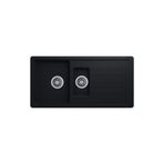 Evıer Granit Evye Base Xl Series Black - Siyah (1.5 Göz)