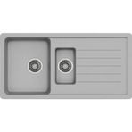 Evıer Granit Evye Base Xl Series Grey - Gri (1.5 Göz)