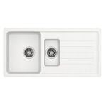 Evier Granit Evye Base Xl Series White - Beyaz (1.5 Göz) (100x50)