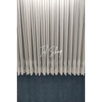 Evihtiyaclarım By ioc Her Odaya Uygun Kırışma Yapmaz 304 Etek Titi Model 1/2 Seyrek Pileli Tül Perde - Kırık Beyaz - 500 x 190 cm
