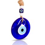 Evil Eye, 5 cm Türk Gözü Cam Kolye Ucu, Muska Duvar Süsü, Nazar Gözleri Koruma Tılsımları, Uğur Getiren Takı Üretimi için, Dikiz Aynası, Balkon Penceresi, Ev Dekorasyonu