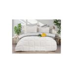 Evim Alves Çift Taraflı Çift Kişilik Yorgan Takımı Krem 200x220cm