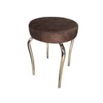 Evim-E Aksesuar 1.2 Mm Metal Kaz Ayağı Tabure Kumaş Döşemel
