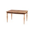 Evim-E Aksesuar 90X140 Cm Tornalı Fitilli Otomatik Açılır Masa Ahşap Ham&Cilasız