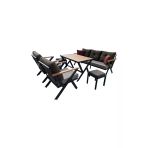 Evim-E Aksesuar Vega 'n’ Model Deluxe Bahçe&cafe&balkon Takımı (3 1 1 PUFLAR MASA)profil