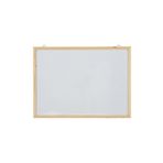 Evim Ozel Duvara Monte Ahşap Çerçeve Laminat Beyaz Yazı Tahtası 30x45