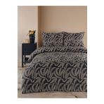 Evim Petit Florets%100 Pamuk Siyah Nevresim Takımı Tek Kişilik 160x220 EVA 160 x 220