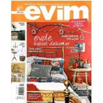 Evim - Pratik Ev Fikirleri ve Alışveriş Dergisi -Evde Kişisel Dekorlar- Retro Eski Basım Koleksiyon - (Ekim 2015 - Sayı 116) Not: Ekleri Yoktur!!!