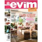 Evim - Pratik Ev Fikirleri ve Alışveriş Dergisi -Oturma Köşeleri - Retro Eski Basım Koleksiyon - (Eylül 2017 - Sayı 139)