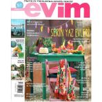 Evim - Pratik Ev Fikirleri ve Alışveriş Dergisi -Serin Yaz Evleri - Retro Eski Basım Koleksiyon - (Temmuz 2017 - Sayı 137)