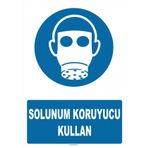 Evim Shopping AT 1357 Solunum Koruyucu Kullan Uyarı Levhası