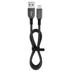 evimdeyokyok 12 Watt 2.4A Usb-A To Lightning 1.2M Hızlı Şarj Kablosu Siyah FC35