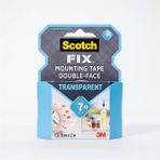 Evimdeyokyok 3m™ Scotch-Fix™ Montaj Bandı - 4910C-1915-P, Şeffaf - Max 7 kg (19MM x 1,5m) - Çok Renkli - standart