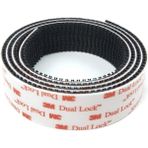 Evimdeyokyok 3m SJ3550 25MM x 1mt Siyah Dual Lock Cırt Bant - Çok Renkli - STANDART