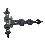 evimdeyokyok Antika Tarz Dekoratif Pirinç Yıldız Kuyruklu Menteşe - 85x110 Mm, Oksit