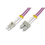 evimdeyokyok Beek Lc-sc Fiber Optik Patch Kablo, Multimode Om 4 50/125 Duplex, 3.0mm, Lszh, 3 Metre Tdrtr