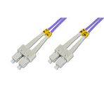 evimdeyokyok Beek Sc - Sc Fiber Optik Patch Kablo, Multimode Om 4 50/125 Duplex, 3.0mm, Lszh, 1 Metre Tdrtr