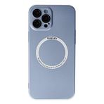 evimdeyokyok Evimdeyokyok Apple İphone 12 Pro Kılıf Jack Magneticsafe Lens Silikon - Sierra Blue Mavi