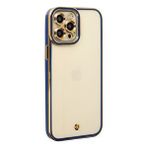 evimdeyokyok Evimdeyokyok Apple İphone 12 Pro Kılıf Liva Lens Silikon - Mavi