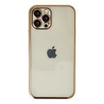 evimdeyokyok Evimdeyokyok Apple İphone 12 Pro Max Kılıf Razer Lensli Silikon - Gold