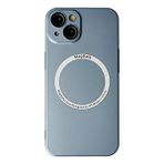 evimdeyokyok Evimdeyokyok Apple İphone 14 Plus Kılıf Jack Magneticsafe Lens Silikon - Sierra Blue Mavi