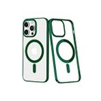 evimdeyokyok Evimdeyokyok Apple İphone 14 Pro Max Kılıf Element Magneticsafe Sert Kapak - Köknar Yeşili