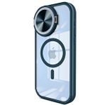 evimdeyokyok Evimdeyokyok Apple İphone 15 Pro Kılıf Teleskop Lens Magsafe Silikon Kapak - Lacivert
