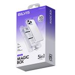 evimdeyokyok Evimdeyokyok Apple İphone 17 Pro Max Bilvis 5in1 3d Magic Cam Ekran Koruyucu - Siyah