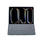 evimdeyokyok Evimdeyokyok Apple T5510d İpad Pro 13 (2024) Kılıf Palermo Ledli Klavyeli Standlı Tablet Kılıfı Çok Renkli