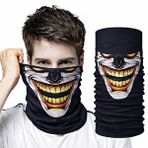 evimdeyokyok Evimdeyokyok Joker Gülüşlü Baf Maske – Çok Amaçlı Boyunluk Bandana 3 No Çok Renkli