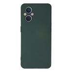 evimdeyokyok Evimdeyokyok Oppo Reno 7 Lite Kılıf Nano İçi Kadife Silikon - Koyu Yeşil