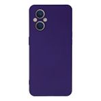 evimdeyokyok Evimdeyokyok Oppo Reno 7 Lite Kılıf Nano İçi Kadife Silikon - Mor