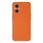 evimdeyokyok Evimdeyokyok Oppo Reno 7 Lite Kılıf Nano İçi Kadife Silikon - Turuncu