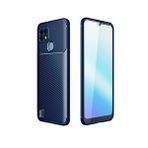 evimdeyokyok Evimdeyokyok Realme C21 Kılıf Auto Focus Karbon Kapak - Lacivert