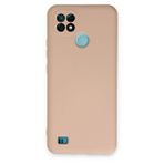 evimdeyokyok Evimdeyokyok Realme C21 Kılıf Nano İçi Kadife Silikon - Pudra Çok Renkli