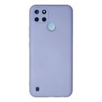 evimdeyokyok Evimdeyokyok Realme C25y Kılıf Nano İçi Kadife Silikon - Lila