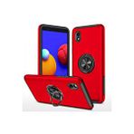evimdeyokyok Evimdeyokyok Samsung Galaxy A01 Core Kılıf Elit Yüzüklü Kapak - Kırmızı