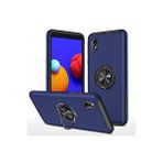 evimdeyokyok Evimdeyokyok Samsung Galaxy A01 Core Kılıf Elit Yüzüklü Kapak - Lacivert
