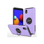 evimdeyokyok Evimdeyokyok Samsung Galaxy A01 Core Kılıf Elit Yüzüklü Kapak - Mor