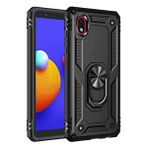 evimdeyokyok Evimdeyokyok Samsung Galaxy A01 Core Kılıf Sofya Yüzüklü Silikon Kapak - Siyah