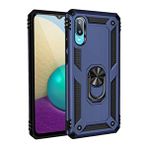 evimdeyokyok Evimdeyokyok Samsung Galaxy A02 Kılıf Sofya Yüzüklü Silikon Kapak - Lacivert