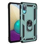 evimdeyokyok Evimdeyokyok Samsung Galaxy A02 Kılıf Sofya Yüzüklü Silikon Kapak - Yeşil