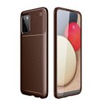evimdeyokyok Evimdeyokyok Samsung Galaxy A02s Kılıf Auto Focus Karbon Kapak - Kahverengi