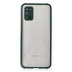 evimdeyokyok Evimdeyokyok Samsung Galaxy A02s Kılıf Miami Şeffaf Silikon - Koyu Yeşil