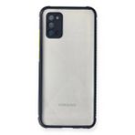 evimdeyokyok Evimdeyokyok Samsung Galaxy A02s Kılıf Miami Şeffaf Silikon - Lacivert